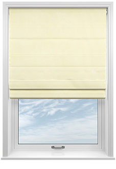 Odessa Velvet, Oyster - Roman Blind